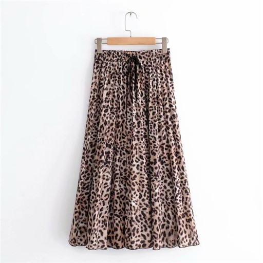Jupe femme à motif léopard G31
