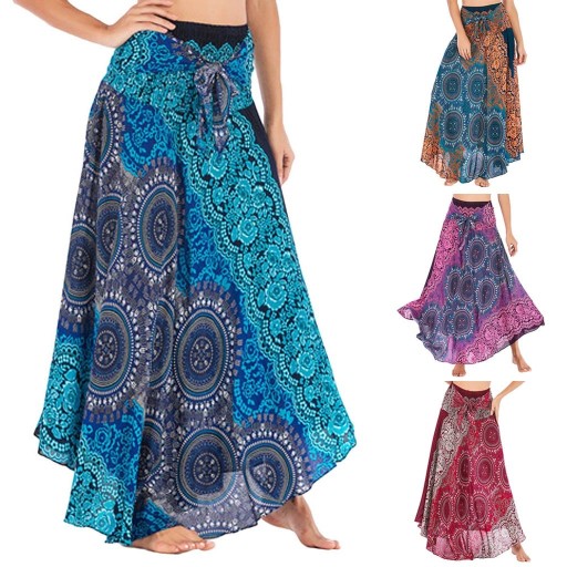 Jupe longue boho pour femmes