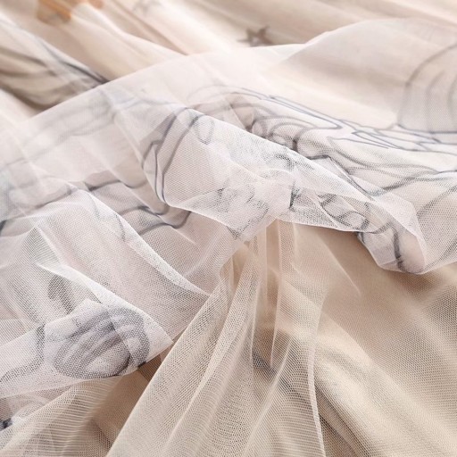 Jupe longue en tulle pour femmes A1175