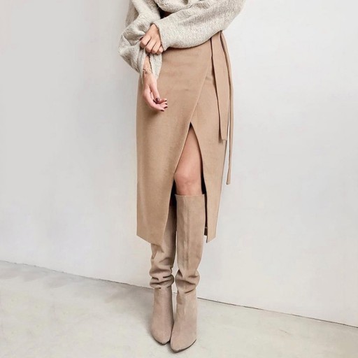Jupe longue femme avec lien