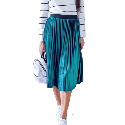 Jupe midi plissée pour femme A1987