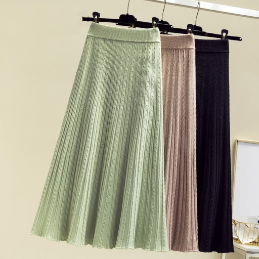 Jupe midi tricotée pour femmes A1600