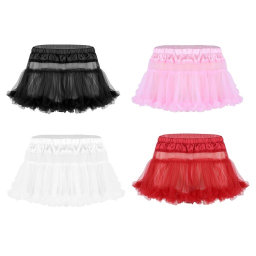 Jupe mini en tulle pour femme A1912