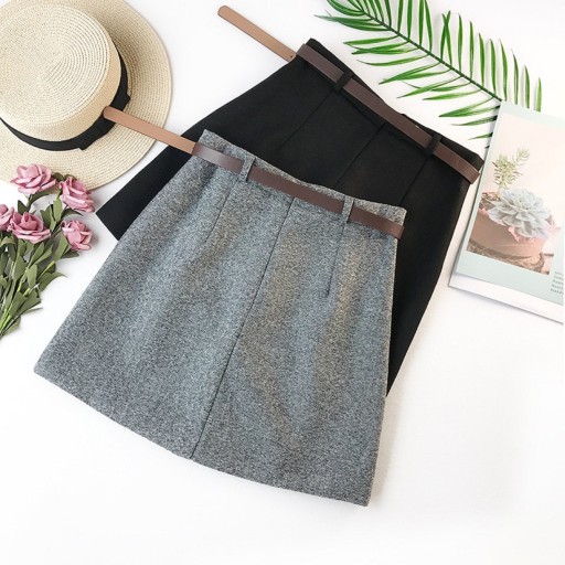 Jupe mini femme avec ceinture
