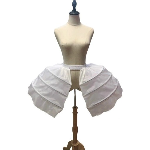 Jupon de mariage avec volume à l'arrière 3 cerceaux Hauteur 48 cm Largeur d'ouverture 90 cm Jupon ouvert sous les robes de mariée et de bal