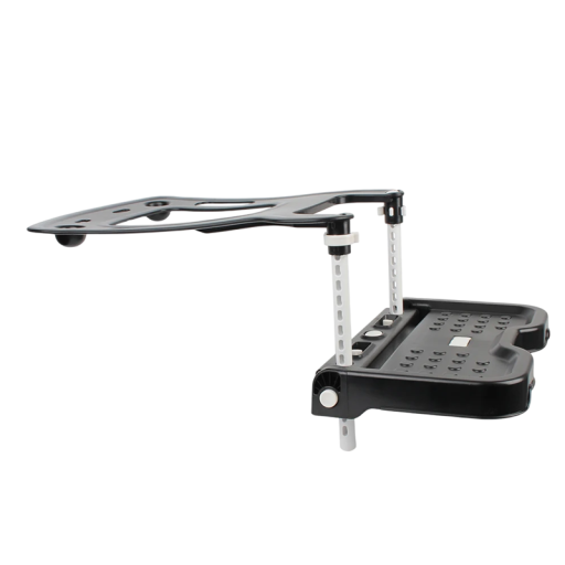 Justerbar fotstöd för bil för barn 35 x 21,8 cm ABS-plast och metallkonstruktion Ergonomiskt stöd Bekväm resa