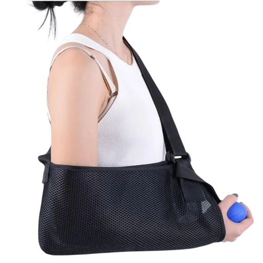 Justerbar Skulderrem Til Arm Skinne Til Lindring Af Smerter I Albue, Håndled og Skulder Åndbar Net 21 x 40 x 5 cm Universel Efter Skade