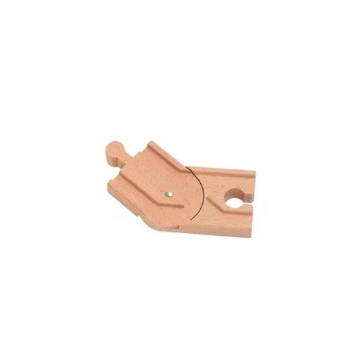Justerbar träspår 8,5 x 4,2 x 1,2 cm Kopplingsdel för justering av spårets längd Glidande spår för exakt anslutning av träjärnväg