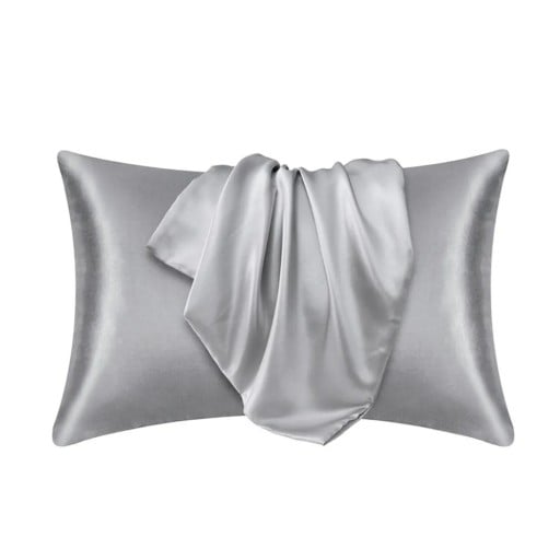 JuwenSilk σατέν κάλυμμα μαξιλαριού Queen 50x75 cm Μεταξωτό κάλυμμα Χρωματιστό λείο μαξιλάρι από σατέν πολυεστέρα για τα μαλλιά