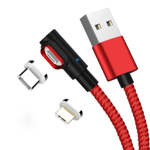 K580 gebogenes magnetisches USB-Kabel