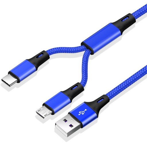 Kabel do ładowania USB na USB-C / Micro USB