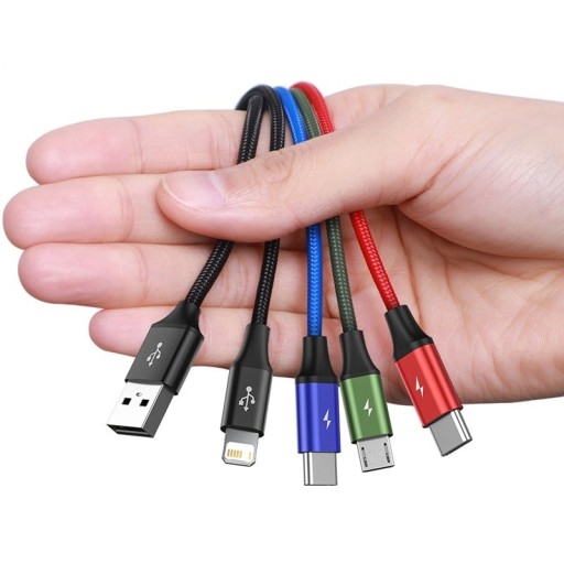 Kabel ładujący USB 4w1
