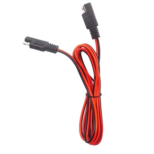 Kabel til solcellebatteri SAE M/F 2 m