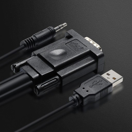 Kabel VGA na HDMI / USB / 3.5mm jack