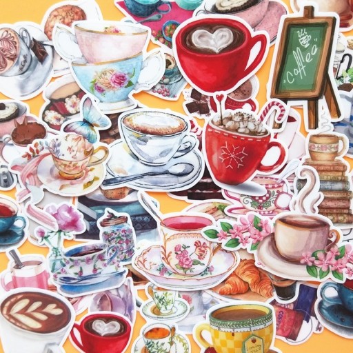 Kaffeklistermärken 38 st