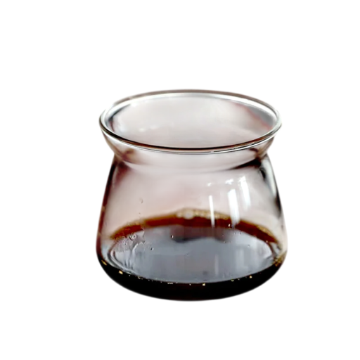 Kaffekopp 200 ml borosilikatglas värmebeständig transparent kopp för espresso filterkaffe och provsmakning
