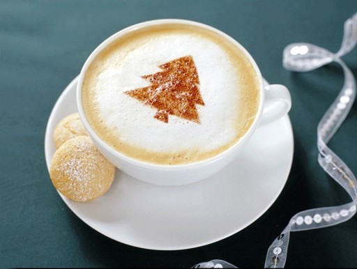 Kaffeskum dekorationsset - 16 st