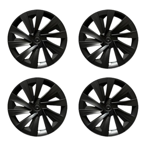 Κάλυμμα τροχών 19" Tesla Model Y Juniper 2025-2026 Σειρά 4 τεμ Πλαστικό PC και ABS Άνοιγμα για βαλβίδα Καλύμματα δίσκων αυτοκινήτου