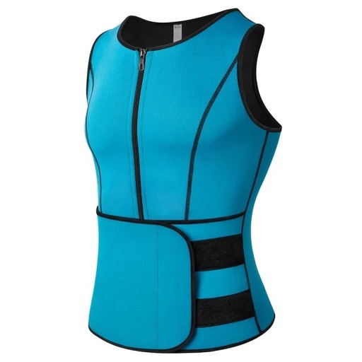 Kamizelka modelująca sylwetkę dla mężczyzn Kamizelka odchudzająca do fitnessu Kamizelka kompresyjna do spalania tłuszczu Kamizelka termiczna wyszczuplająca Kamizelka sportowa do pocenia się