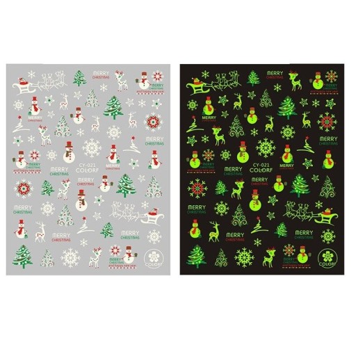 Karácsonyi 3D körömmatricák N981 Karácsonyi 3D körömmatricák N981