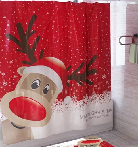 Karácsonyi zuhanyfüggöny