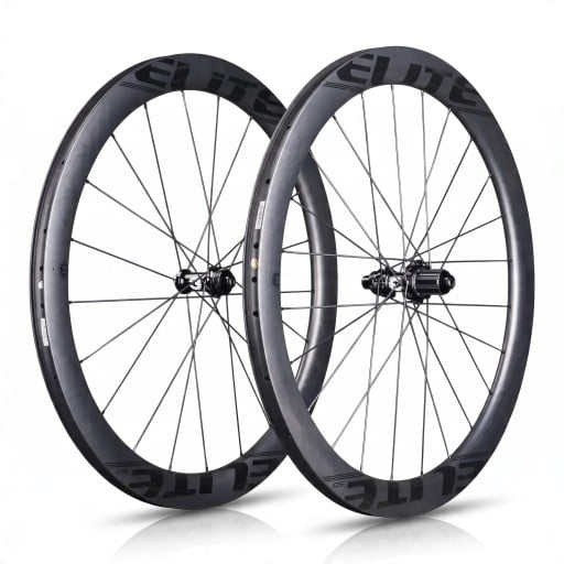 Karbonová kola ELITEWHEELS ENT 2.0 Hloubka 3,8 cm Osa 12 x 100 mm a 12 x 142 mm SRAM XDR Center Lock Šedá a černá Pro silniční kolo
