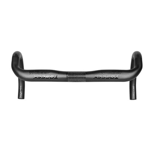 Karbonowe kierownice szosowe 380 mm drop bar karbon czarne kompaktowy ergonomiczny kształt do roweru szosowego lekka konstrukcja