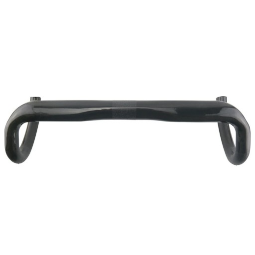 Karbonowe kierownice szosowe ergonomiczny łuk 420 mm górna szerokość 400 mm dolna szerokość karbon błyszczący czarny do roweru szosowego