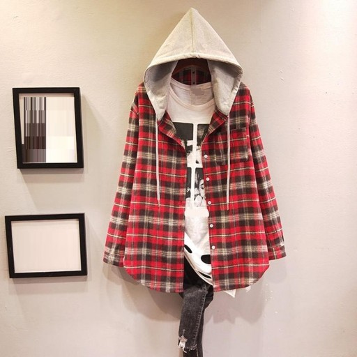 Karierte Damenjacke P2535