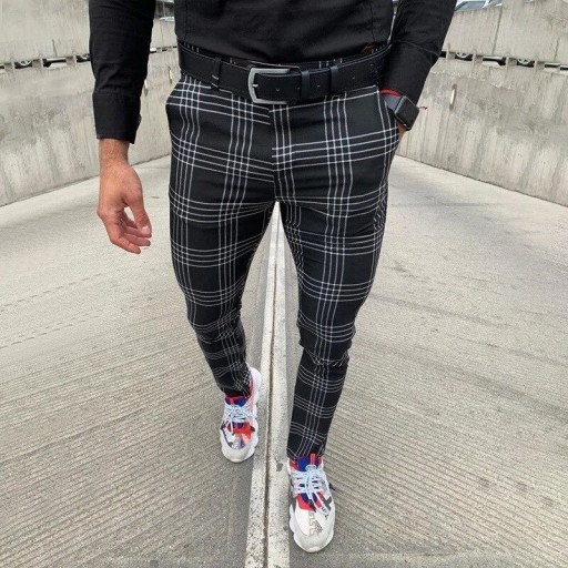 Karierte Herrenhose F1466