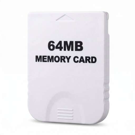 Κάρτα μνήμης 64 MB Κάρτα αποθήκευσης δεδομένων Λευκή Με βέλος για εισαγωγή Εναλλακτική και εφεδρική κάρτα Για συμβατές συσκευές
