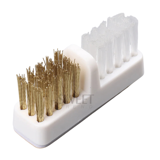 Kartáč na čistenie hlavíc brúsky na nechty 45 x 22 mm Medený prenosný kartáč Vysokokvalitný materiál Šetrný k prírode Čistiaci nástroj pre brúsky a vŕtačky