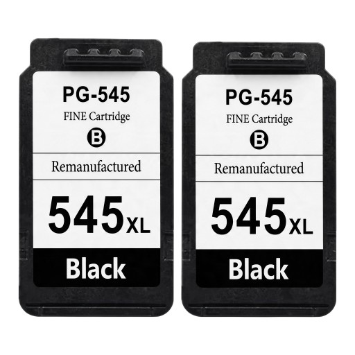 Καρτρίτσια με μελάνι PG-545XL 2 τεμ Συμβατά με Canon PG-545 18 ml Μελάνι βάσης χρωστικής Με τσιπ Μαύρο Για Pixma MG3050 MG2550 MG2450 MX495
