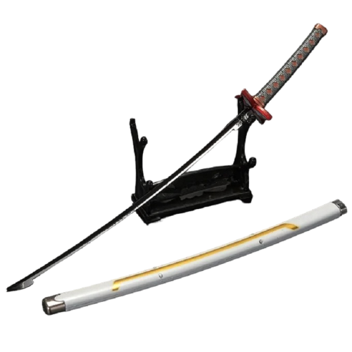 Katana med skede Shinobu Kochou Replika af anime katana 25 cm Boligdekoration