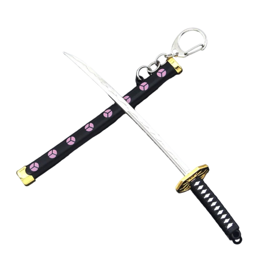 Katana-Schlüsselanhänger mit Etui Katana-Schlüsselanhänger mit Etui Samurai-Schwert-Anhänger 15 cm V254