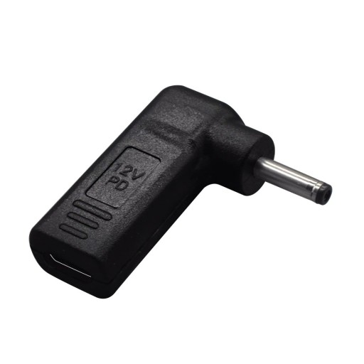 Kątowy adapter USB-C do DC 3,5 x 1,35 / 4,0 x 1,7 / 5,5 x 2,5