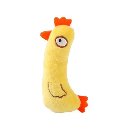 Kattenkruid speelgoed, kattenkauwspeeltje, 12 cm, pluche kattenspeeltje, kattenknarsend pluchen bijtspeeltje