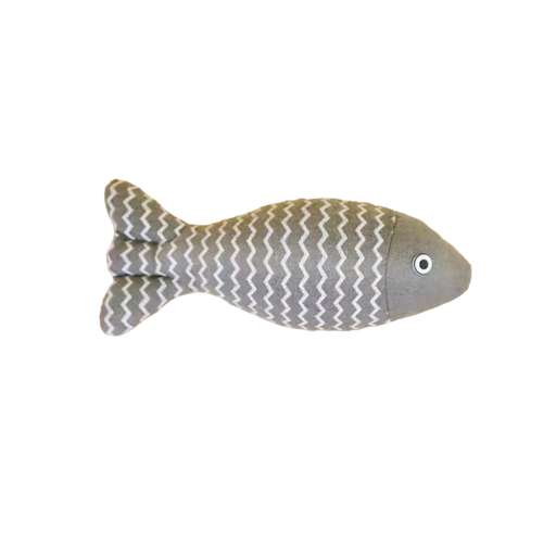 Kattenkruid Speelgoed Vis 21 x 8,5 cm Kauwspeeltje voor katten Pluche speeltje voor katten Tandenknarsen voor katten Pluche bijtspeeltje