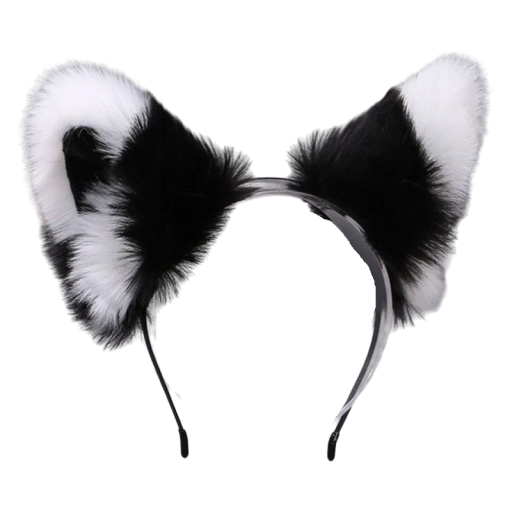 Kattöron på pannband Plysch kattöron på pannband Cosplay-tillbehör Tjejpannband till Halloween