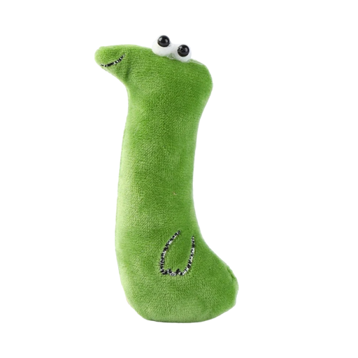 Katzenminze-Spielzeug, Katzen-Kauspielzeug, 12 cm, Plüsch-Katzenspielzeug, Zähneknirschen, Katzen-Plüsch-Beißspielzeug