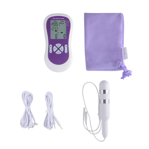 Kegel bekkenbodemstimulator met vaginale sonde 11 programma's 2 kanalen 0–99 niveaus van intensiteit paarse elektrostimulator voor incontinentie