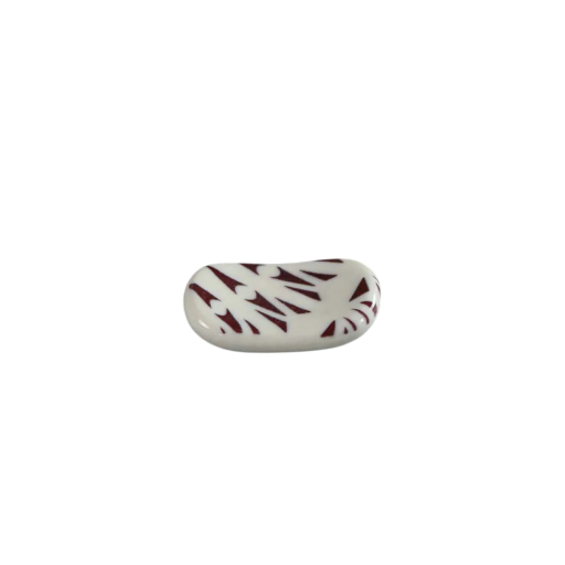 Keraaminen syömäpuikkoteline 5 x 3 cm valkoisen ja punaisen syömäpuikkotelineen japanilaistyylinen keraaminen keittiöastiat sushi- ja aasialaista ruokailua varten