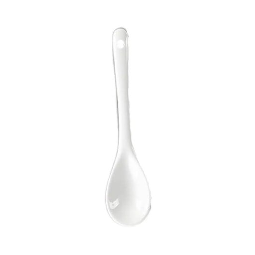Keramická čajová lyžička 12 cm Dlhá rukoväť Mini miešacia lyžička na čaj kávu med korenie Biela servírovacia lyžička kuchynské náčinie