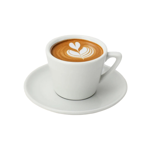 Keramický hrnek na espresso 60 ml s podšálkem bílý malý šálek na kávu pro domácí i kancelářské použití