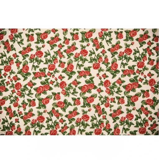 Keramisch transferpapier onder glazuur 53x37 cm met een rood rozenbloemmotief hoogtemperatuur traditioneel papier voor keramiekdecoratie