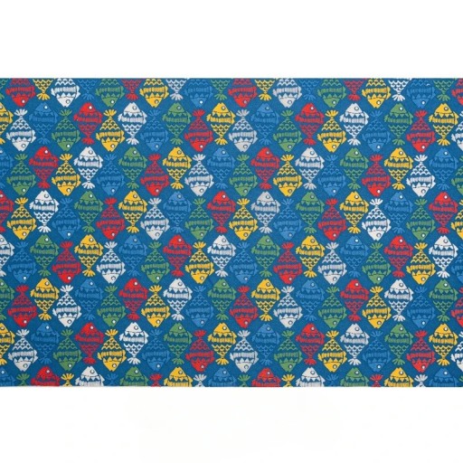 Keramisch transferpapier onder glazuur 53x37 cm met kleurrijk vissenmotief hoogtemperatuur traditioneel papier voor decoratie van keramiek en porselein