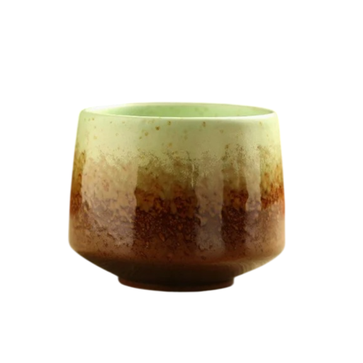 Keramisk krus 200 ml, kop til kaffe og te 8,5 × 8,2 × 6,5 cm i keramik til daglig brug hjemme og på kontoret
