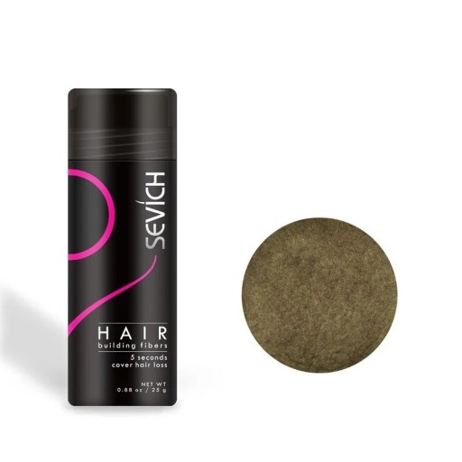 Keratin-Haarpulver Farbpulver zur Abdeckung von dünner werdendem Haar Farbpulver zur Abdeckung von nachwachsendem und grauem Haar 25 g