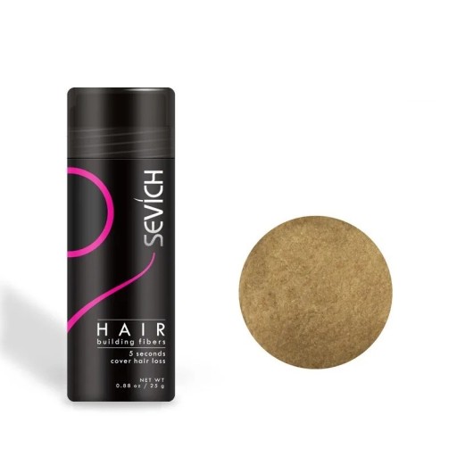 Keratin hårpulver Farvepulver til at dække tyndt hår Farvepulver til at dække genvækst og gråt hår 25 g