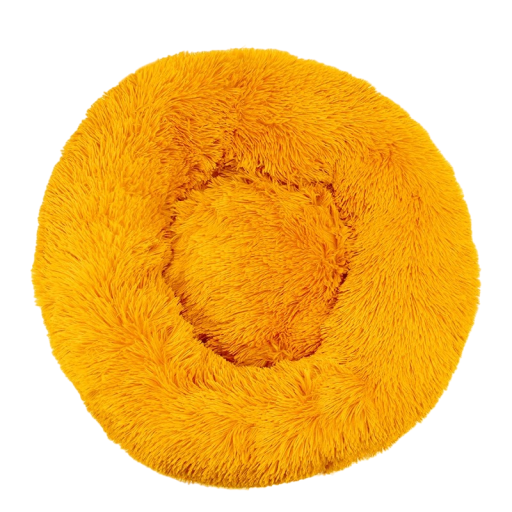 Kerek szőrös ágy kutyának és macskának 50 cm
